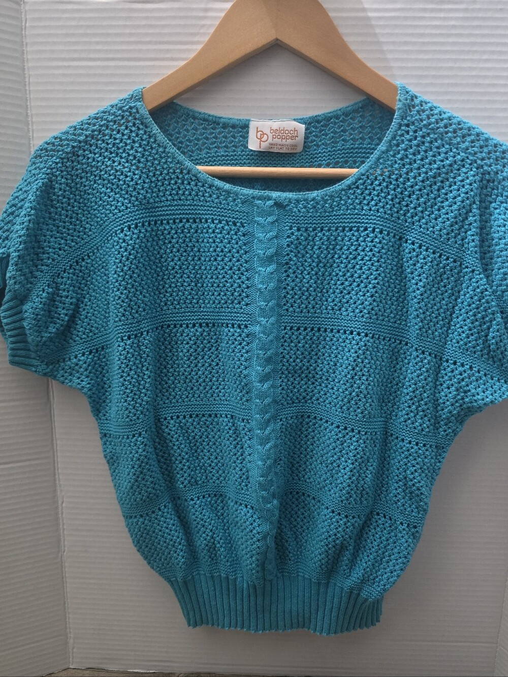 Vintage Beldoch Popper Knit Top